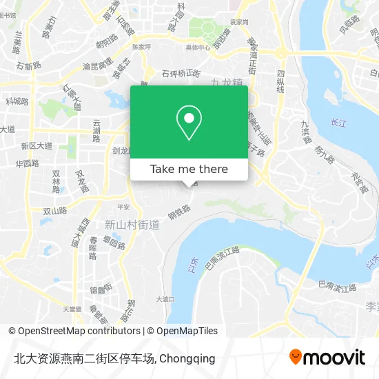 北大资源燕南二街区停车场 map