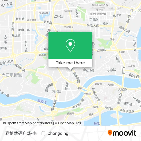 赛博数码广场-南一门 map