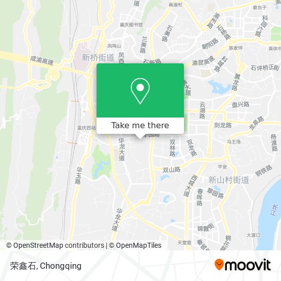 荣鑫石 map