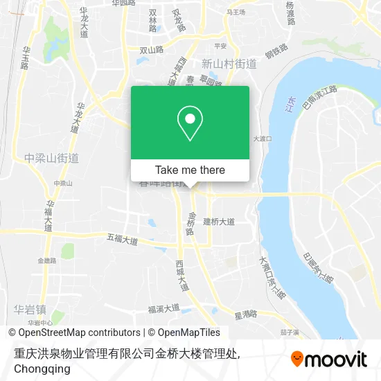 重庆洪泉物业管理有限公司金桥大楼管理处 map