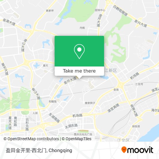 盈田金开里-西北门 map