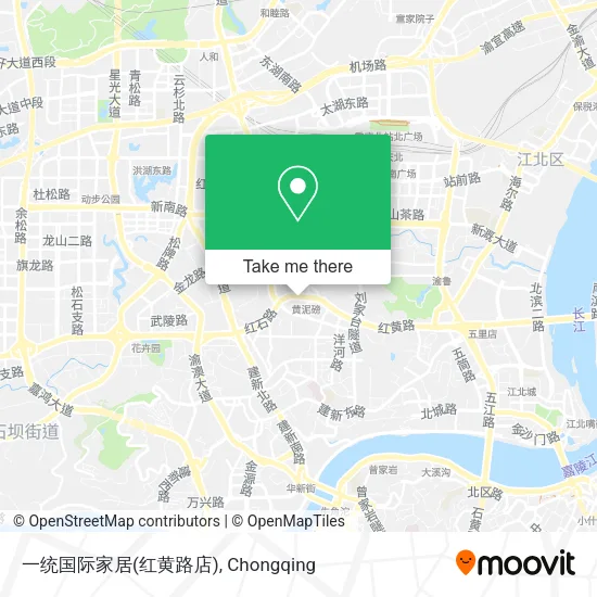 一统国际家居(红黄路店) map