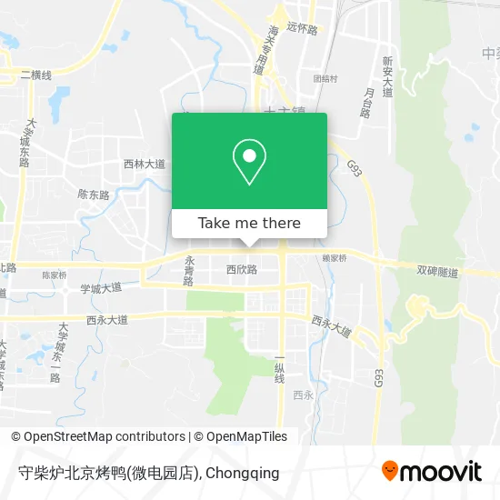 守柴炉北京烤鸭(微电园店) map