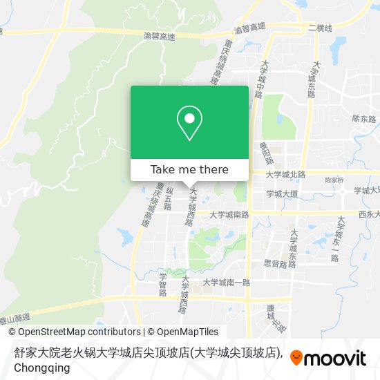 舒家大院老火锅大学城店尖顶坡店(大学城尖顶坡店) map