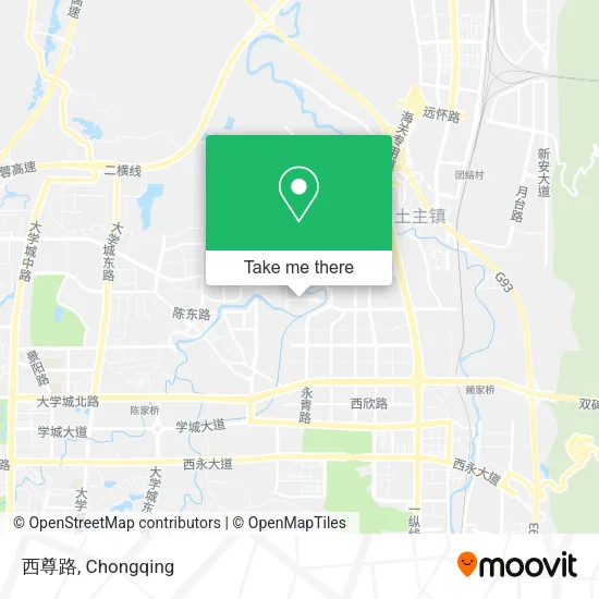 西尊路 map