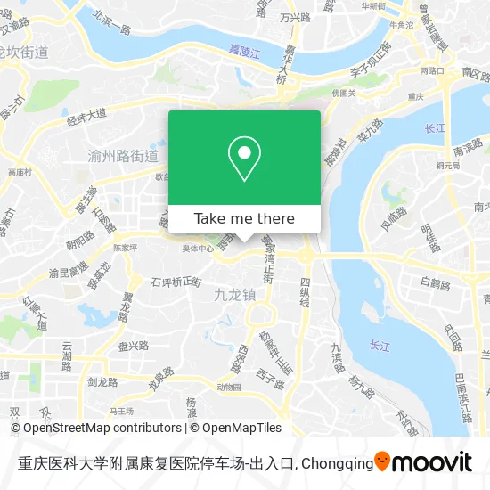 重庆医科大学附属康复医院停车场-出入口 map