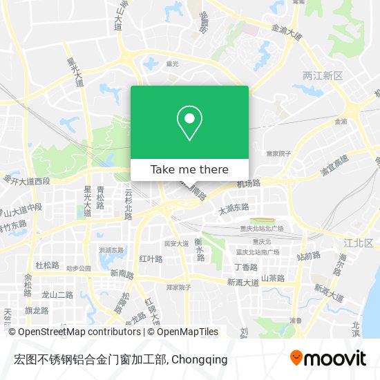 宏图不锈钢铝合金门窗加工部 map