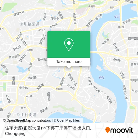 佳宇大厦(银都大厦)地下停车库停车场-出入口 map