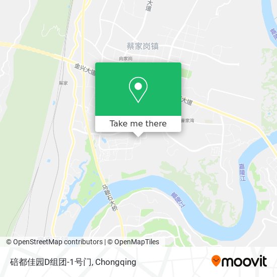 碚都佳园D组团-1号门 map