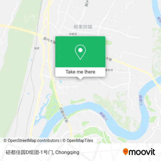 碚都佳园D组团-1号门 map