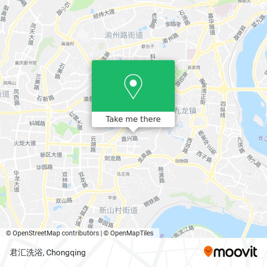 君汇洗浴 map