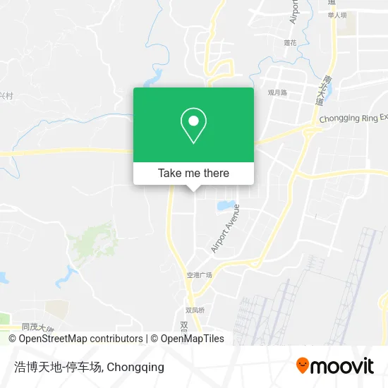 浩博天地-停车场 map