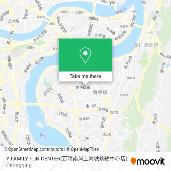 Y FAMILY FUN CENTER(百联南岸上海城购物中心店) map