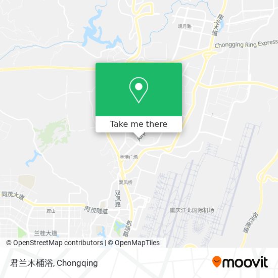 君兰木桶浴 map