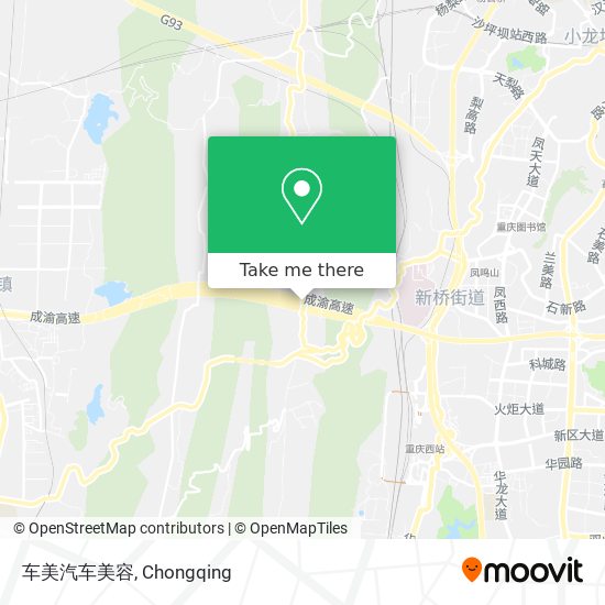 车美汽车美容 map