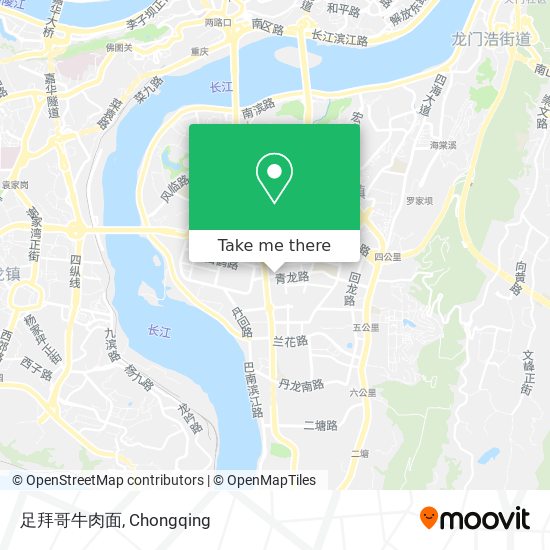 足拜哥牛肉面 map