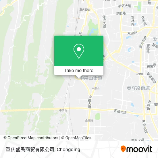 重庆盛民商贸有限公司 map