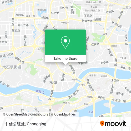中信公证处 map