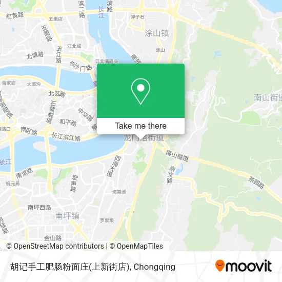 胡记手工肥肠粉面庄(上新街店) map
