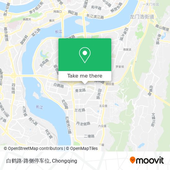 白鹤路-路侧停车位 map