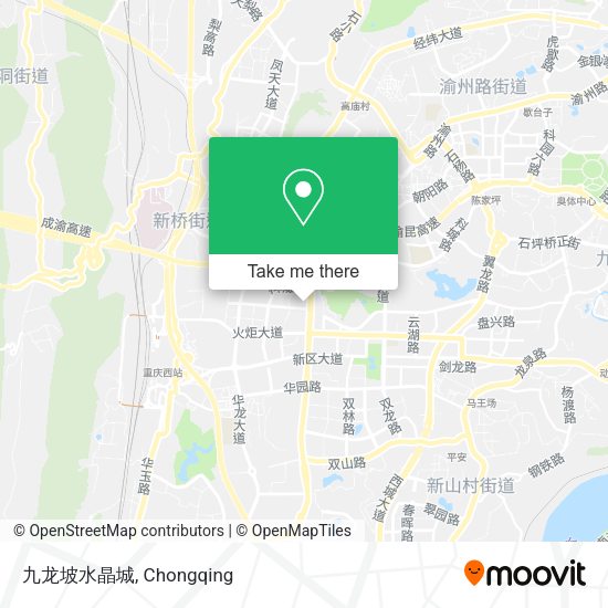 九龙坡水晶城 map