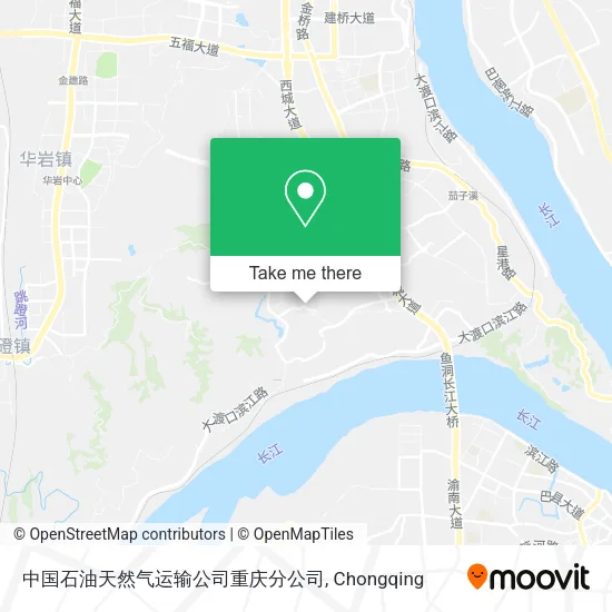中国石油天然气运输公司重庆分公司 map