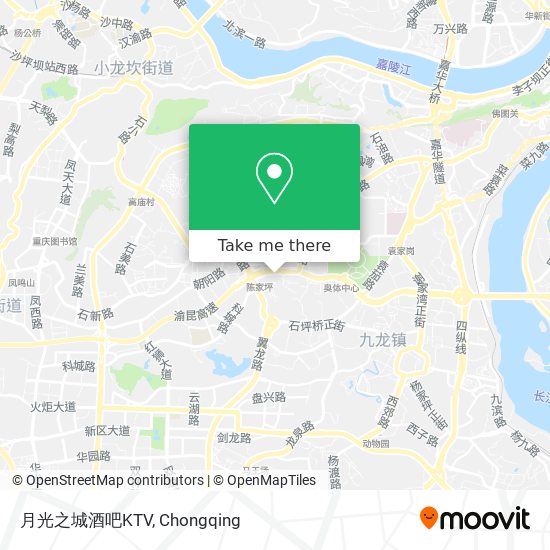 月光之城酒吧KTV map