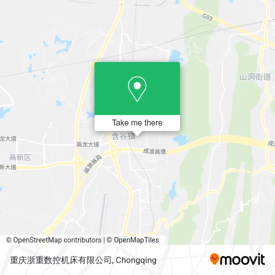 重庆浙重数控机床有限公司 map