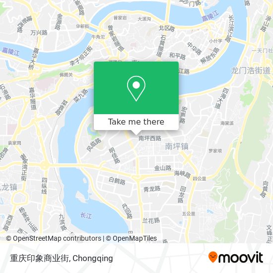 重庆印象商业街 map