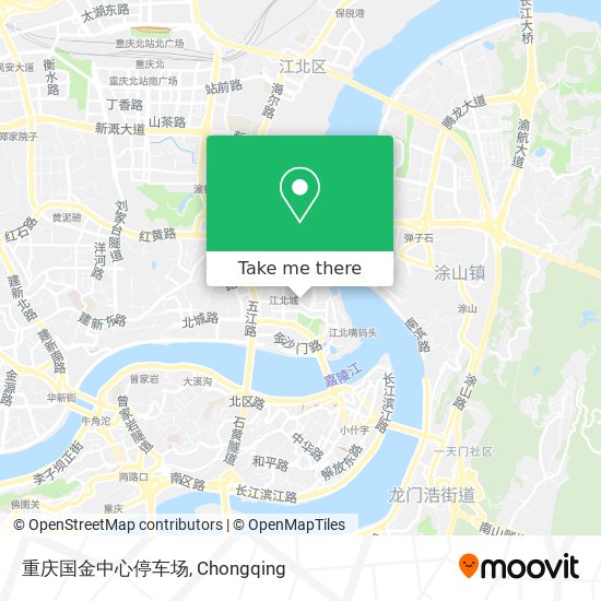 重庆国金中心停车场 map