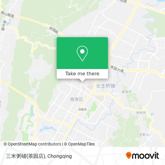 三米粥铺(茶园店) map