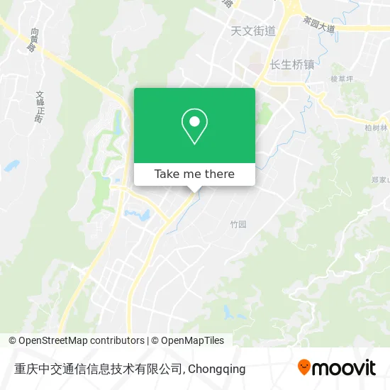 重庆中交通信信息技术有限公司 map