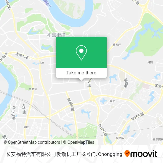 长安福特汽车有限公司发动机工厂-2号门 map