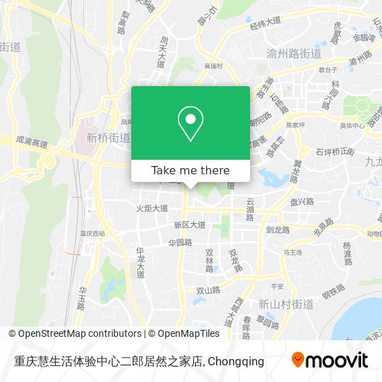 重庆慧生活体验中心二郎居然之家店 map
