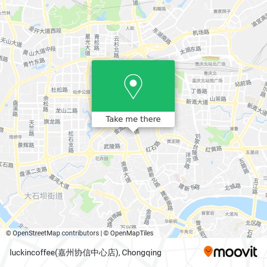 luckincoffee(嘉州协信中心店) map