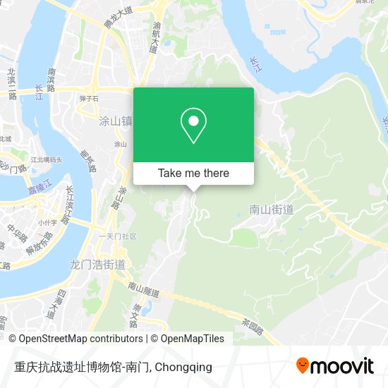 重庆抗战遗址博物馆-南门 map