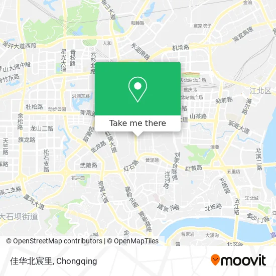 佳华北宸里 map