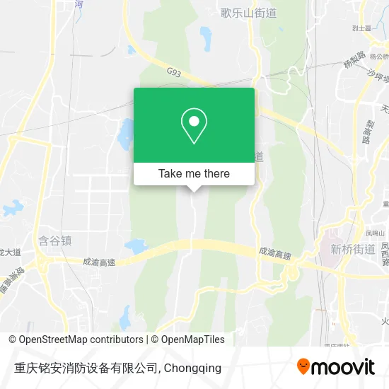 重庆铭安消防设备有限公司 map