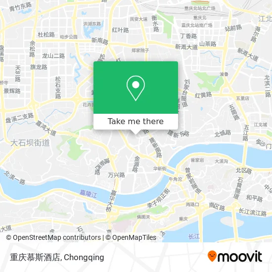 重庆慕斯酒店 map