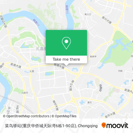 菜鸟驿站(重庆华侨城天际湾6栋1-90店) map