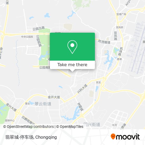 翡翠城-停车场 map
