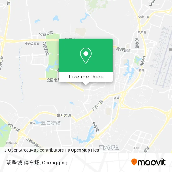 翡翠城-停车场 map