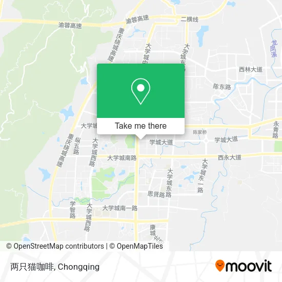 两只猫咖啡 map