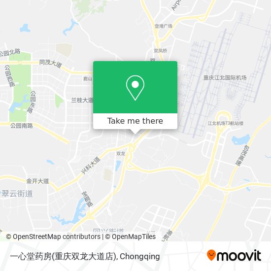 一心堂药房(重庆双龙大道店) map