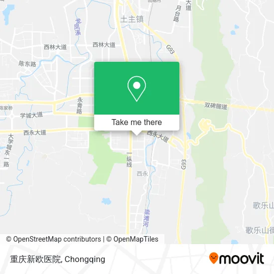 重庆新欧医院 map