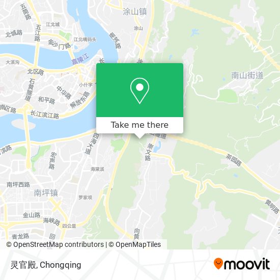 灵官殿 map