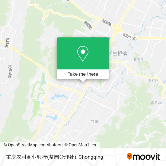 重庆农村商业银行(茶园分理处) map