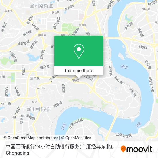 中国工商银行24小时自助银行服务(广厦经典东北) map