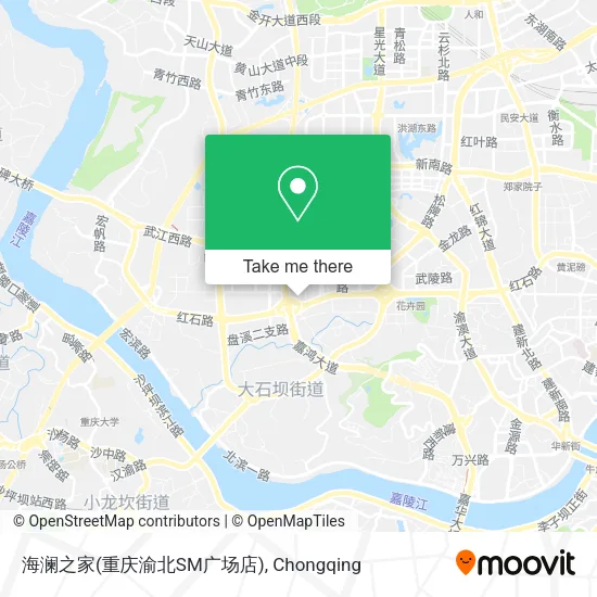 海澜之家(重庆渝北SM广场店) map
