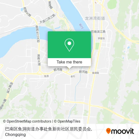 巴南区鱼洞街道办事处鱼新街社区居民委员会 map